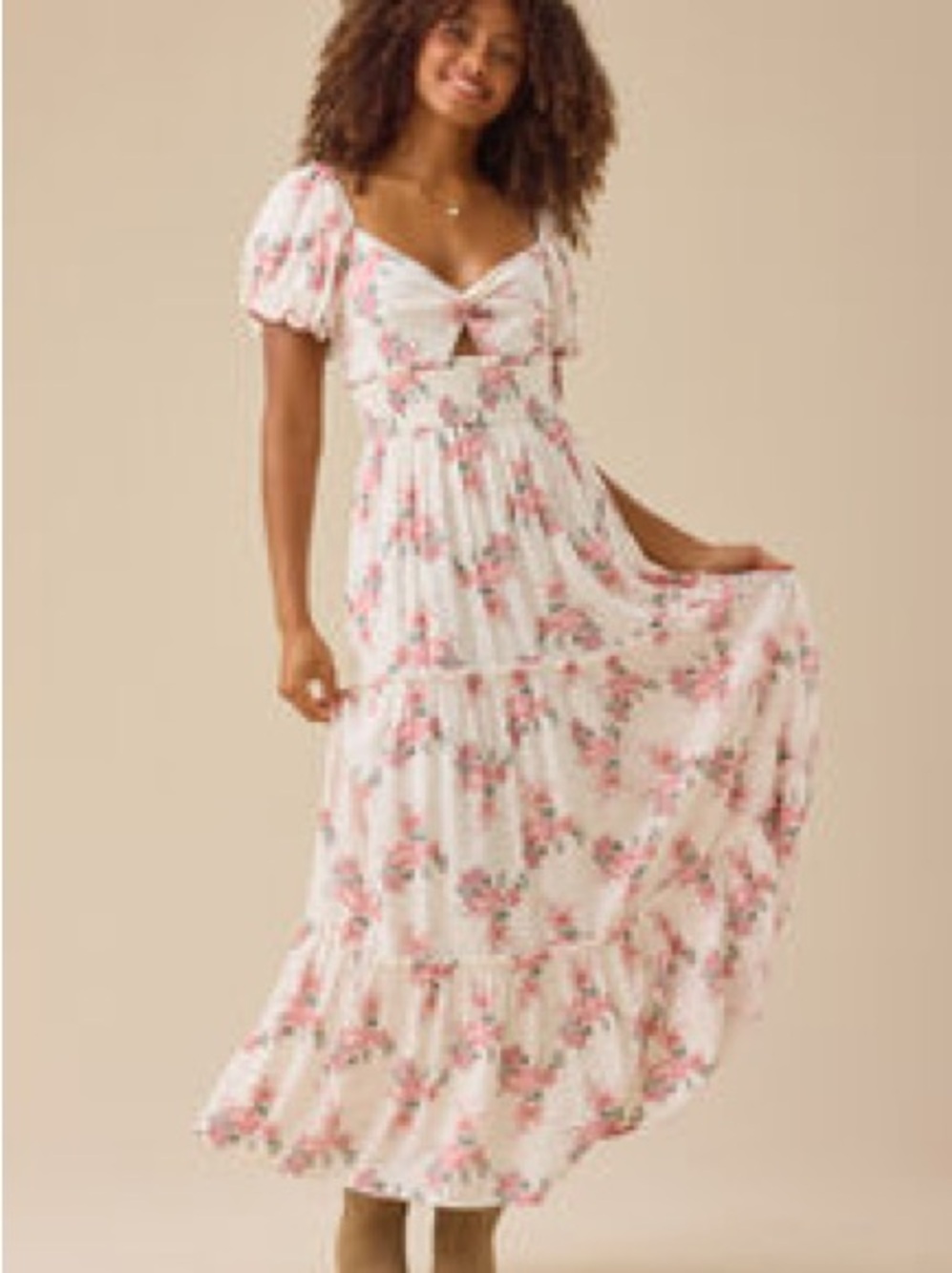 Altar’d State Nalia Floral Maxi Dress Size XXL